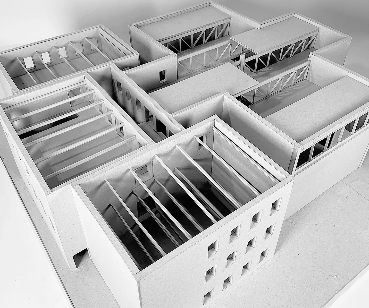 Model of the fire station